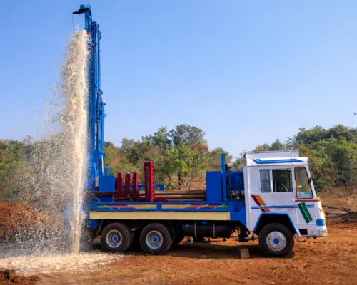 Borewell drilling rig